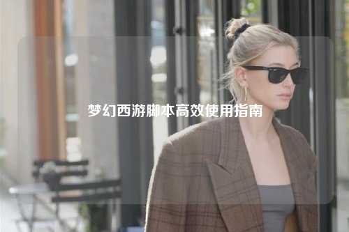 梦幻西游脚本高效使用指南