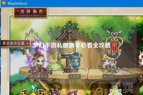 梦幻手游私服新手必看全攻略