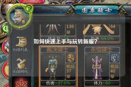 如何快速上手与玩转新服？