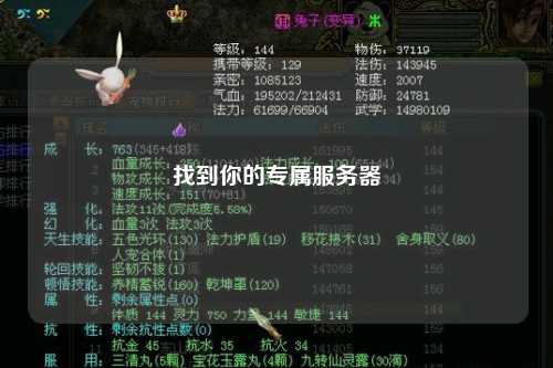 找到你的专属服务器