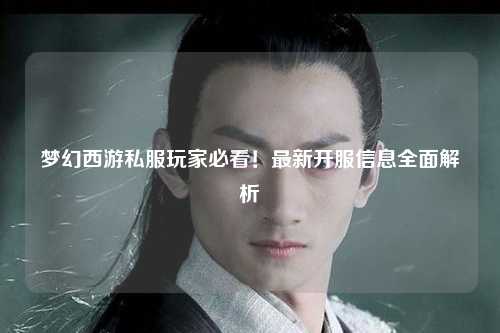 梦幻西游私服玩家必看！最新开服信息全面解析