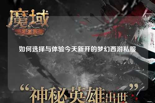 如何选择与体验今天新开的梦幻西游私服