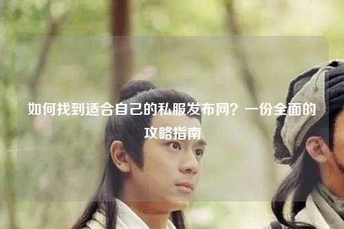 如何找到适合自己的私服发布网？一份全面的攻略指南