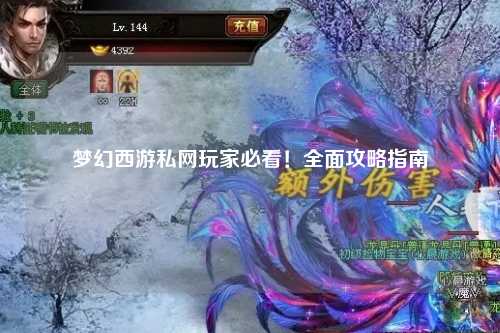 梦幻西游私网玩家必看！全面攻略指南