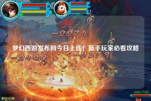 梦幻西游发布网今日上线！新手玩家必看攻略