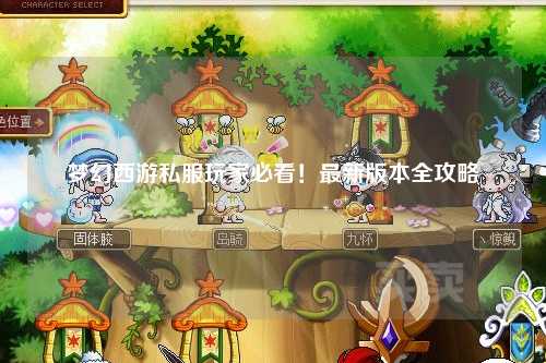 梦幻西游私服玩家必看！最新版本全攻略